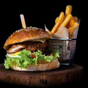 Hamburguesa La BBQ (imagen referencial)
